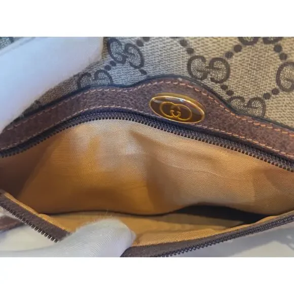Gucci GG Monogram Vintage Ophidia Crossbody Bag Sherry Line Adjustable Strap - Picture 15 of 15